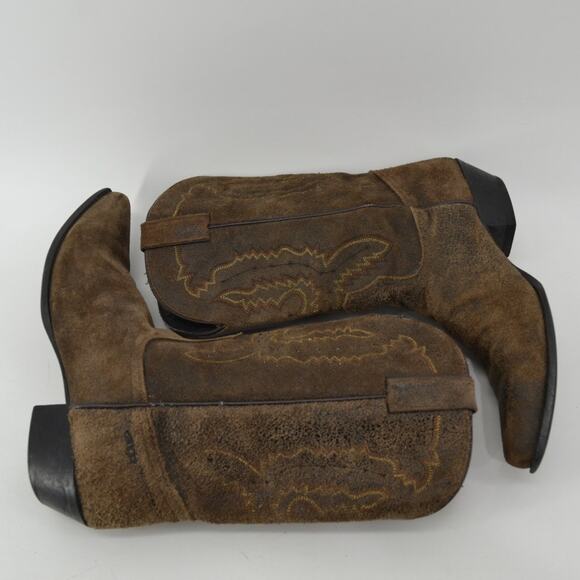 Dingo Womens Size 9 Cowboy Boots Brown Leather Western - Picture 12 of 16